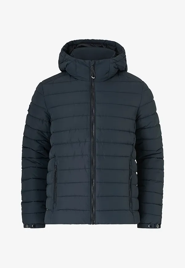 Superdry - Jacka Hooded Fuji Padded Jacket - Blå