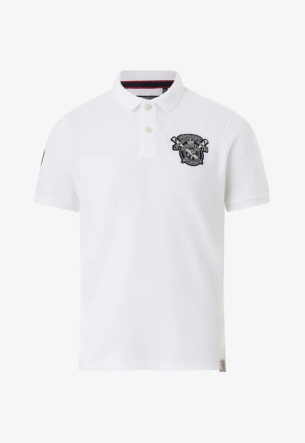 Superdry - Pikétröja Crest Polo - Vit