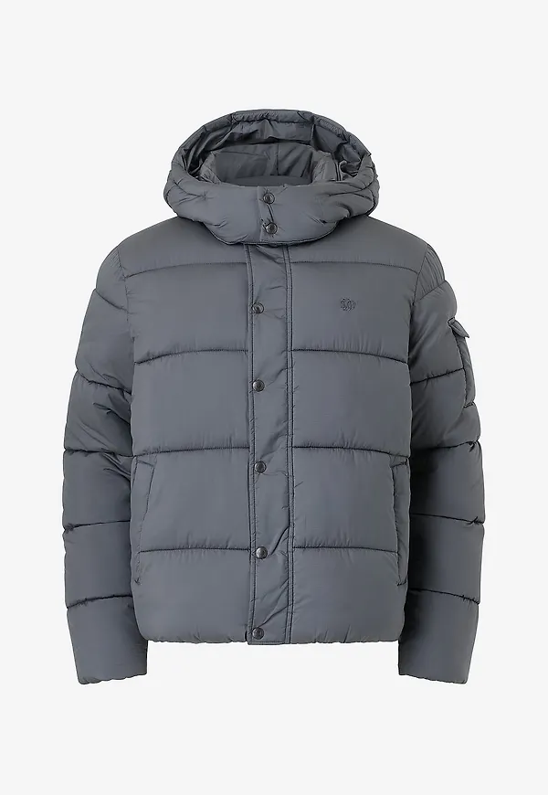 Superdry - Pufferjacka Premium Ripstop Puffer Jkt - Grå