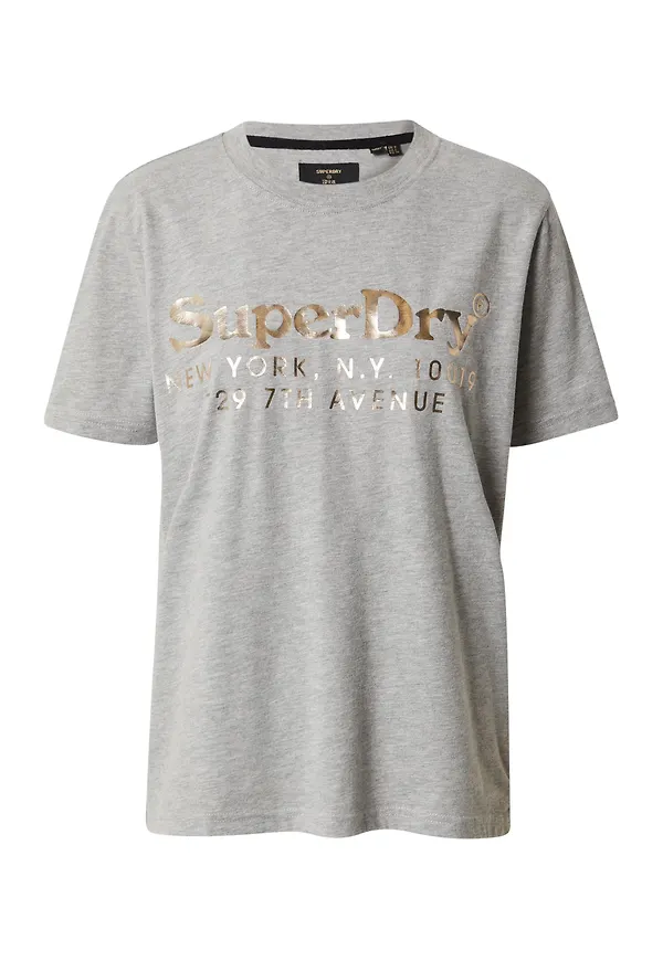 Superdry T-shirt guld / grå