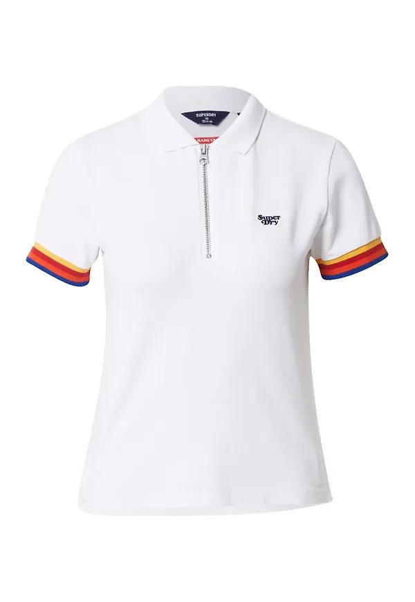 Superdry T-shirt marinblå / gul / röd / vit