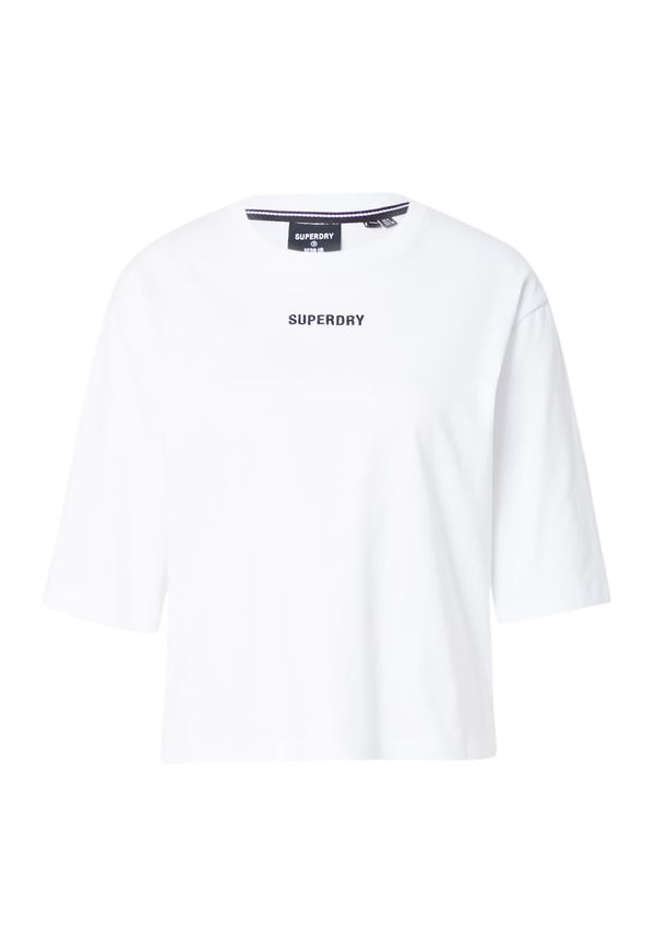 Superdry T-shirt svart / vit