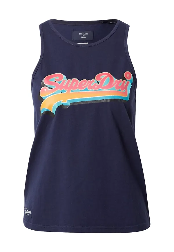 Superdry Topp marinblå / blandade färger