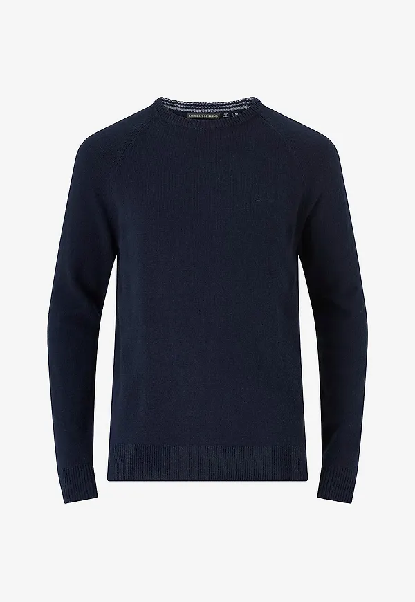 Superdry - Tröja Wool Blend - Blå