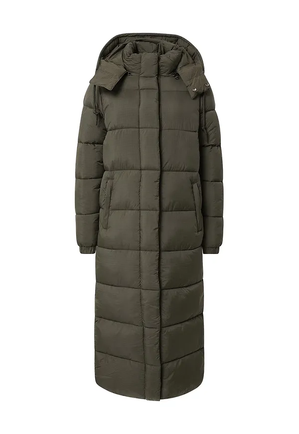 Superdry Vinterkappa khaki / svart / vit