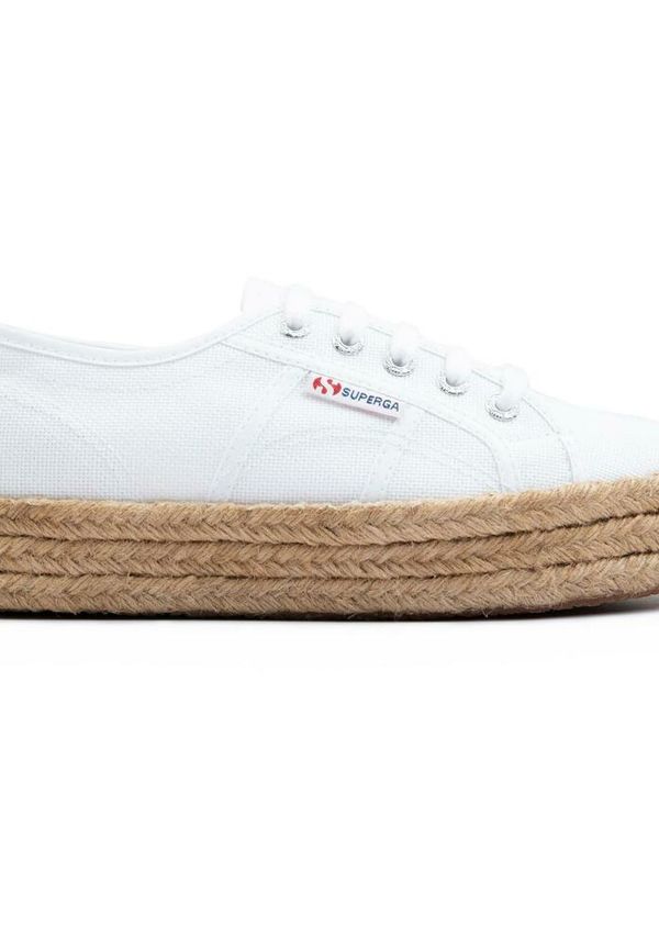 Superga 2730 Cotropew Sneakers Vit, Dam