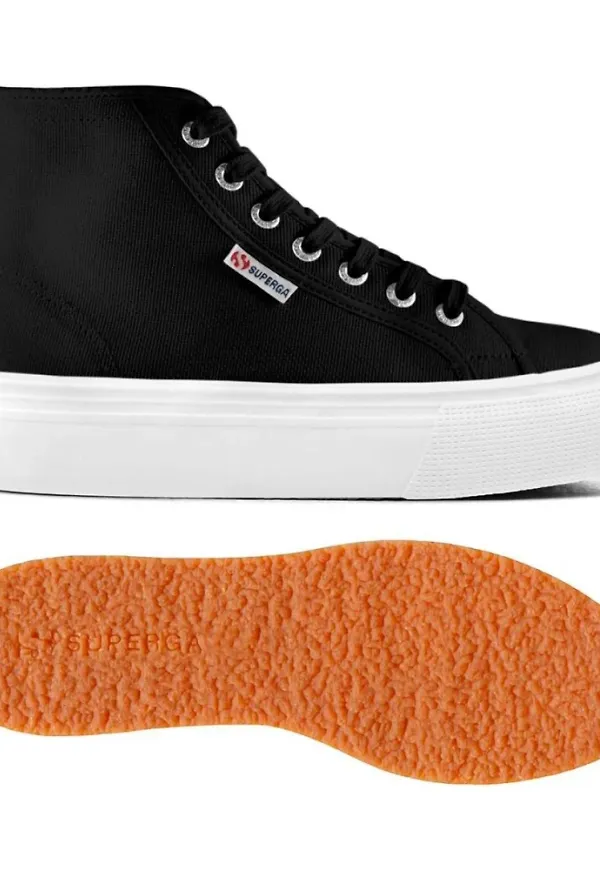 Superga Hej toppkvinna sko Svart, Dam