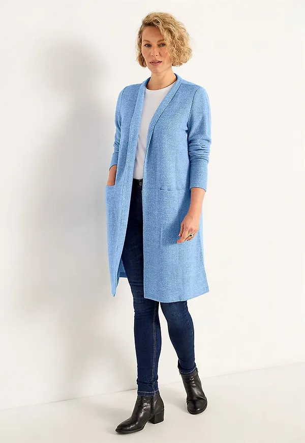 Supermjuk cardigan med fickor