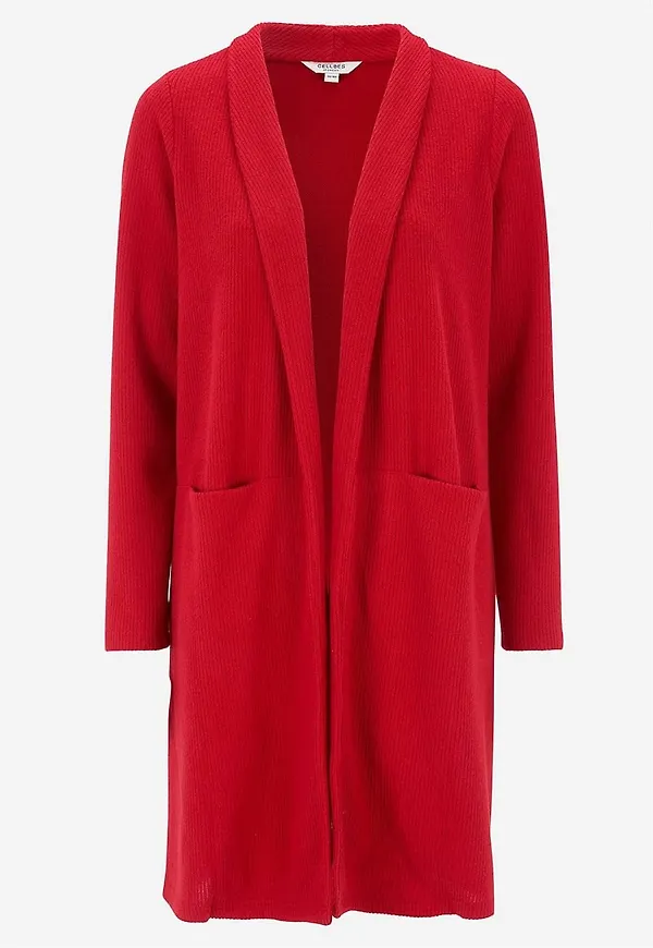 Supermjuk cardigan med fickor