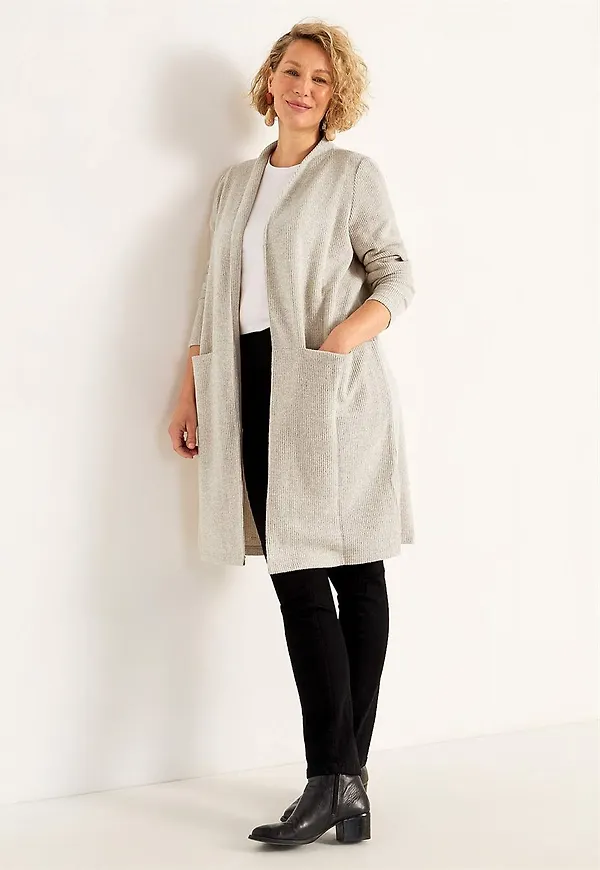 Supermjuk cardigan med fickor Beata