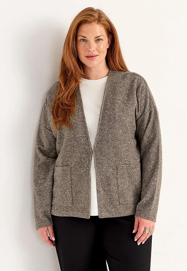Supermjuk cardigan med fickor Beata