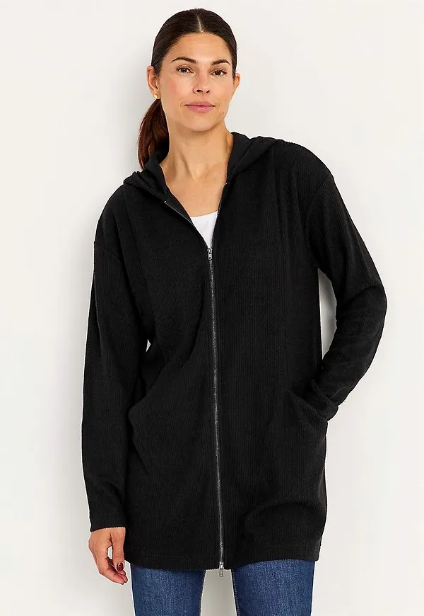 Supermjuk lång cardigan med fickor Beata
