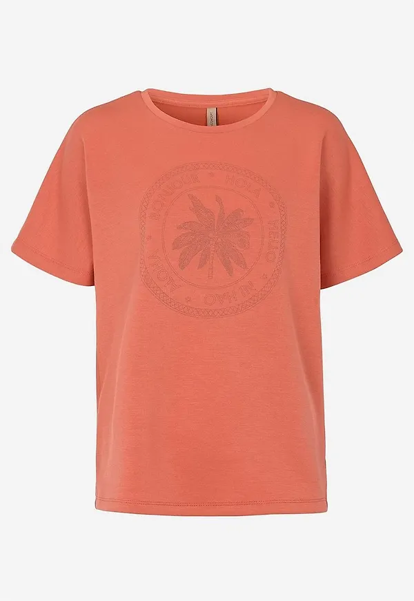 Supermjuk t-shirt med tryck