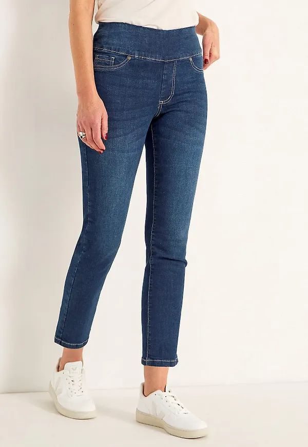 Supersköna ankeljeans i denim Elin