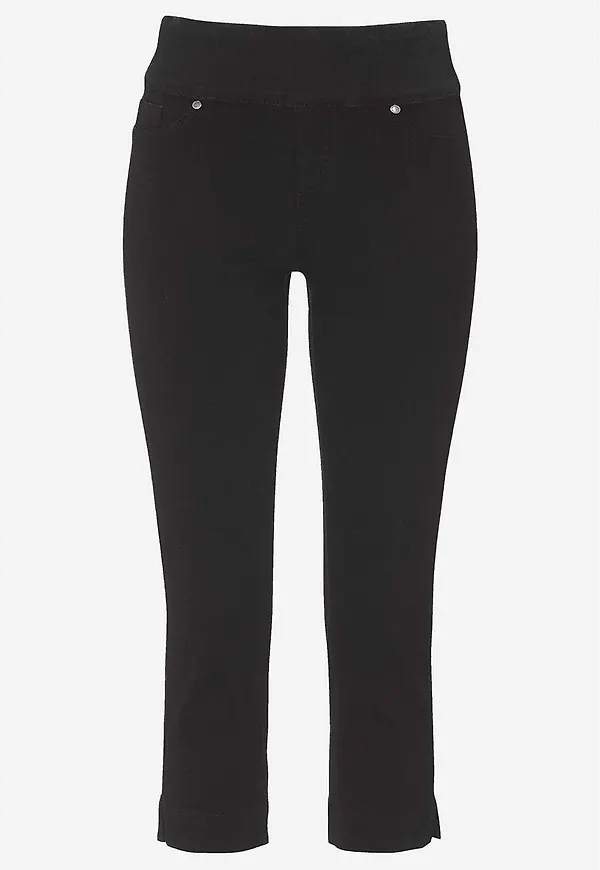 Supersköna caprijeggings i denim Elin