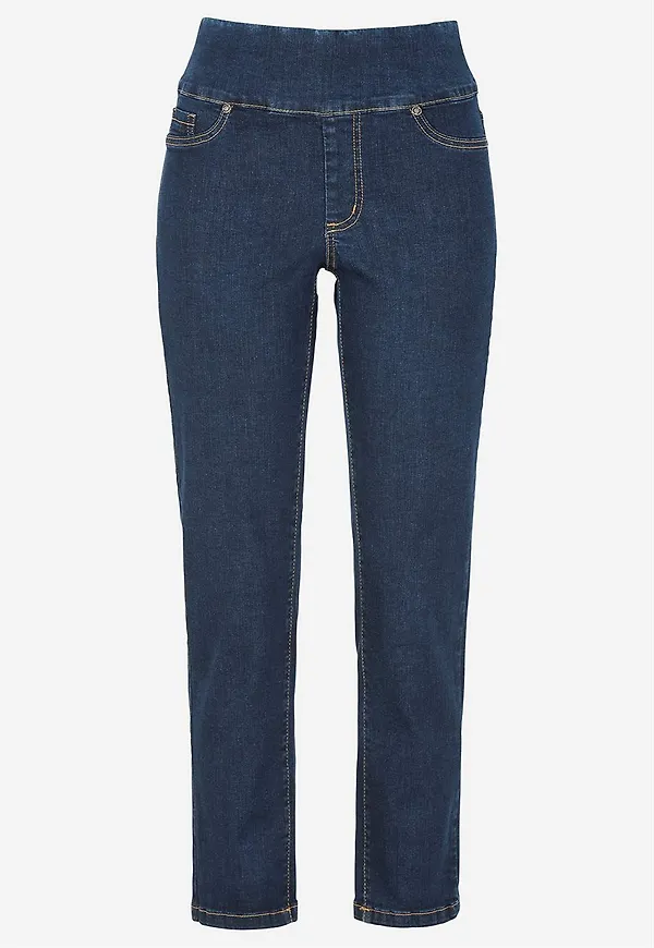 Supersköna ankeljeans i denim Elin