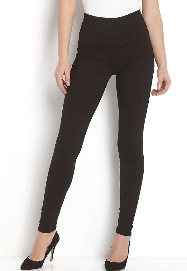 Superstretchiga jeans med hög midja Lyra