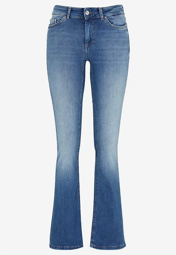 Superstretchiga jeans Skinny Flare Blush