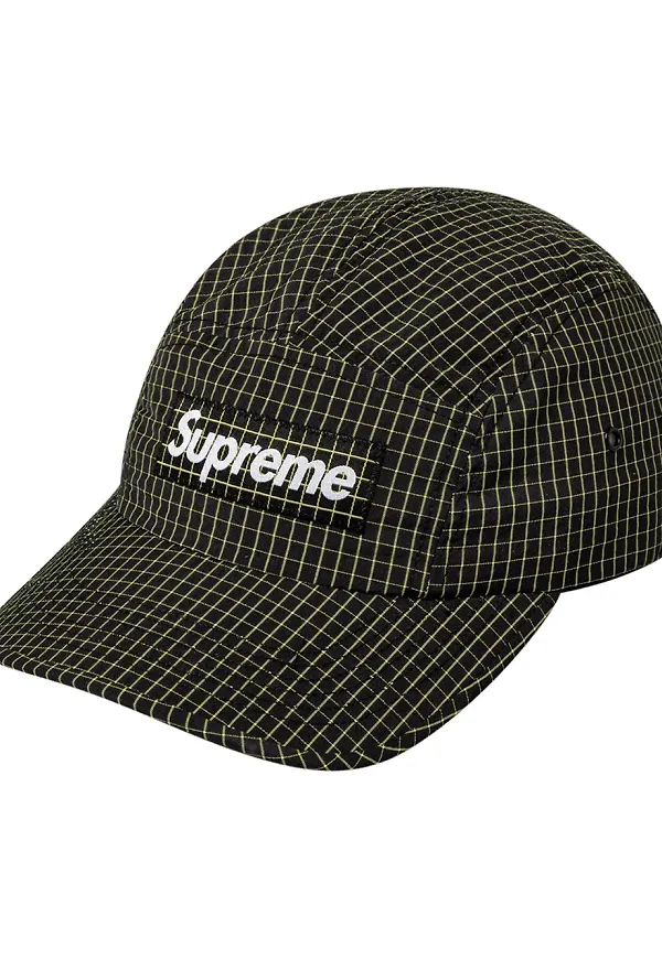 Supreme 2-Tone Ripstop keps - Svart
