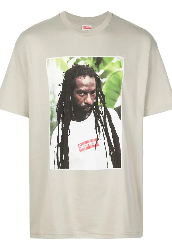 Supreme Buju Banton t-shirt - Brun
