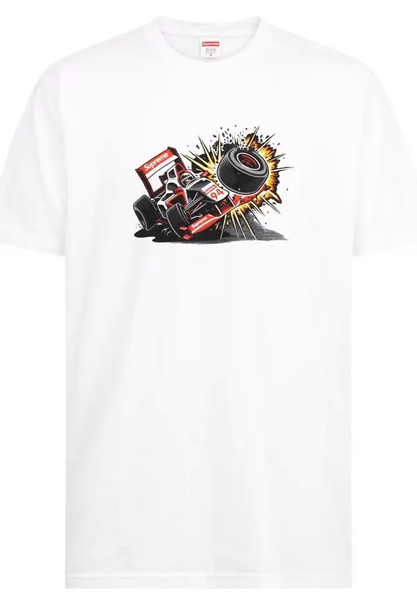 Supreme Crash T-shirt FW21 - Vit