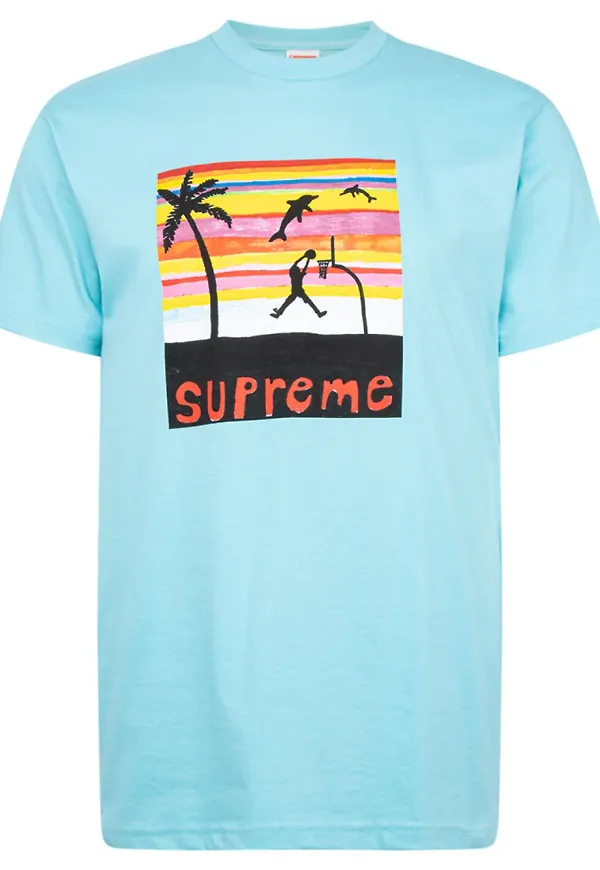 Supreme Dunk t-shirt - Blå