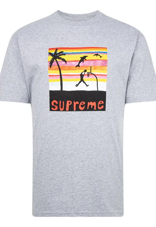 Supreme Dunk t-shirt - Grå