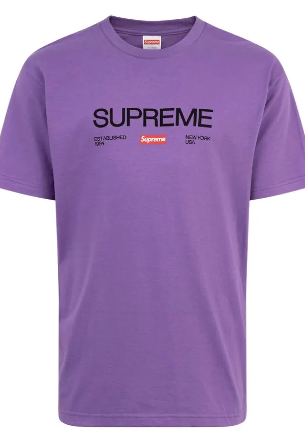 Supreme Est 1994 t-shirt - Lila