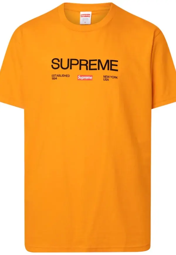 Supreme Est 1994 t-shirt - Orange