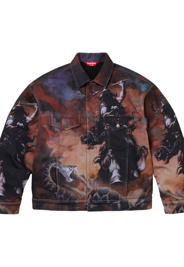 Supreme Frazetta jacka - Brun