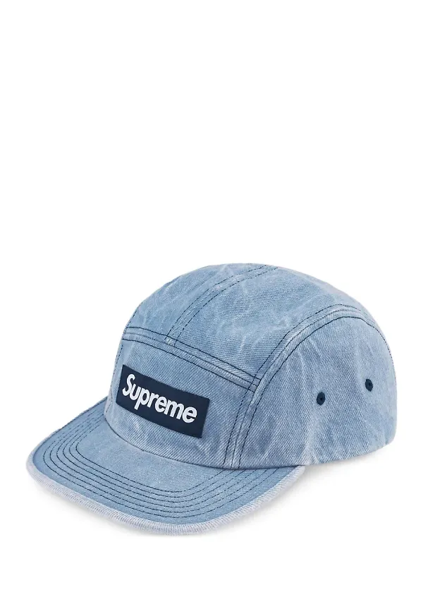 Supreme FW24 - Denim keps - Blå