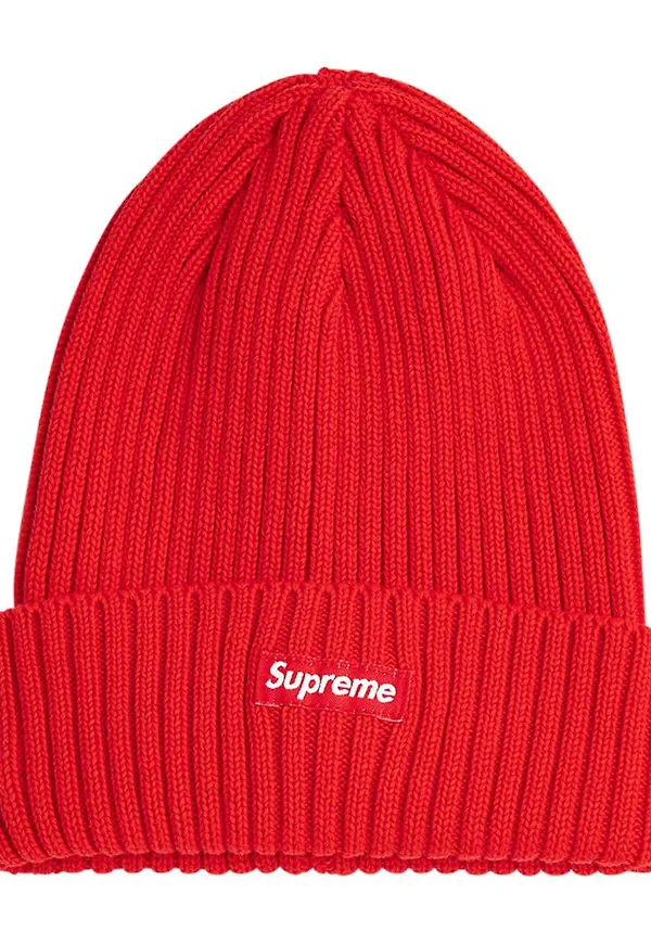 Supreme färgad mössa - Röd