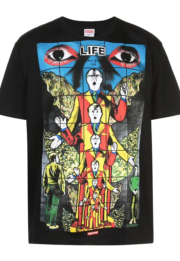 Supreme Gilbert & George t-shirt - Svart