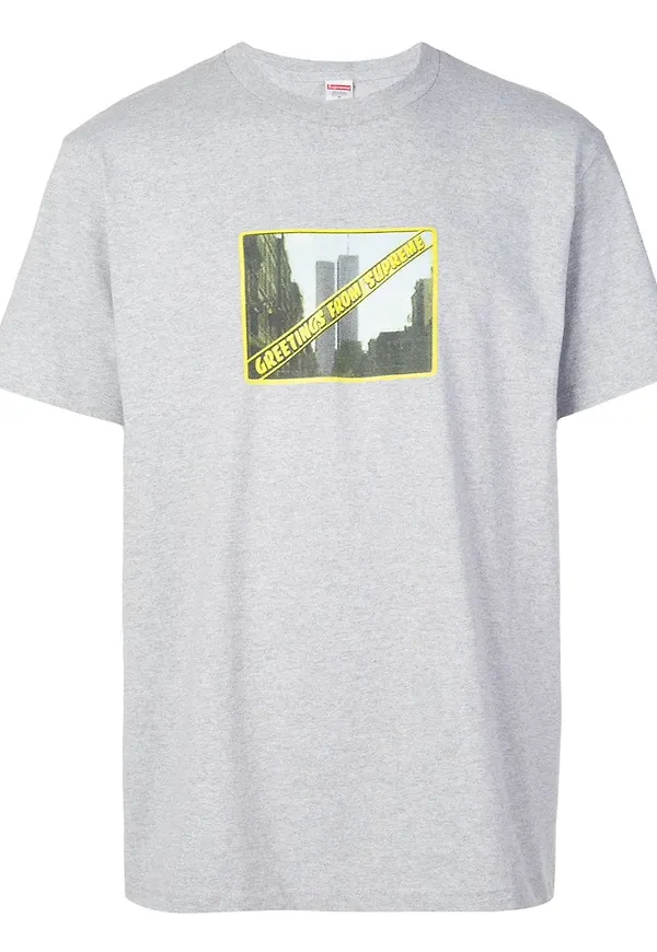 Supreme Greetings From NY t-shirt - Grå