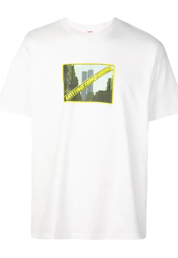 Supreme Greetings From NY t-shirt - Vit