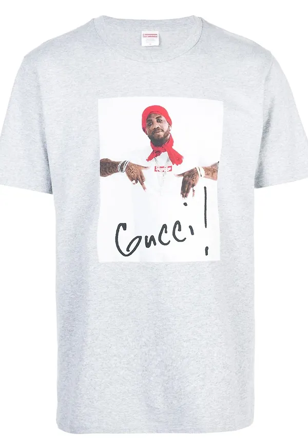 Supreme Gucci Mane t-shirt - Grå