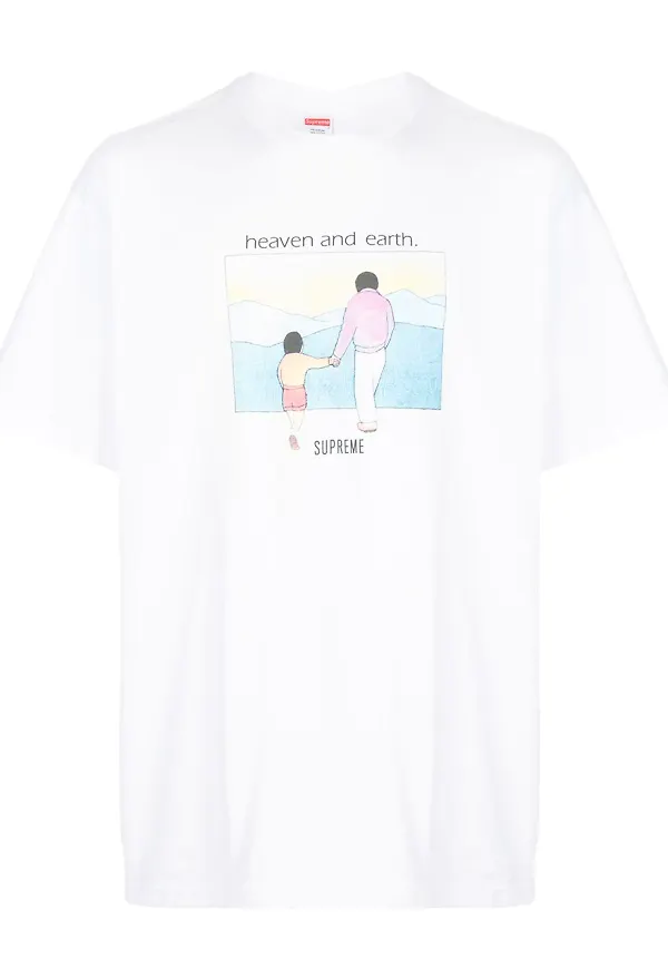 Supreme Heaven and Earth t-shirt - Vit