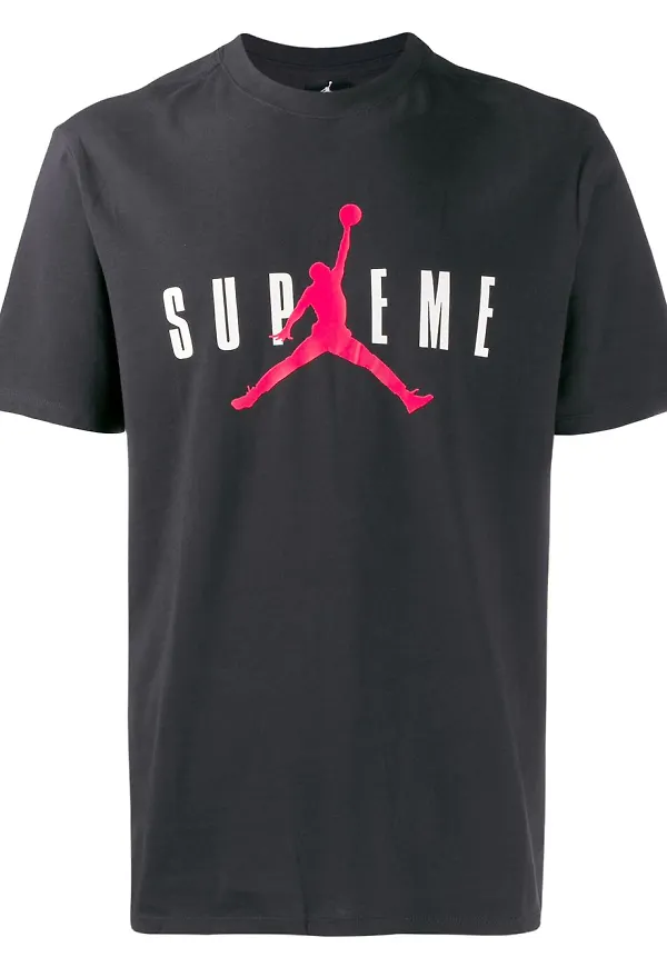 Supreme Jordan Jumpman t-shirt - Svart