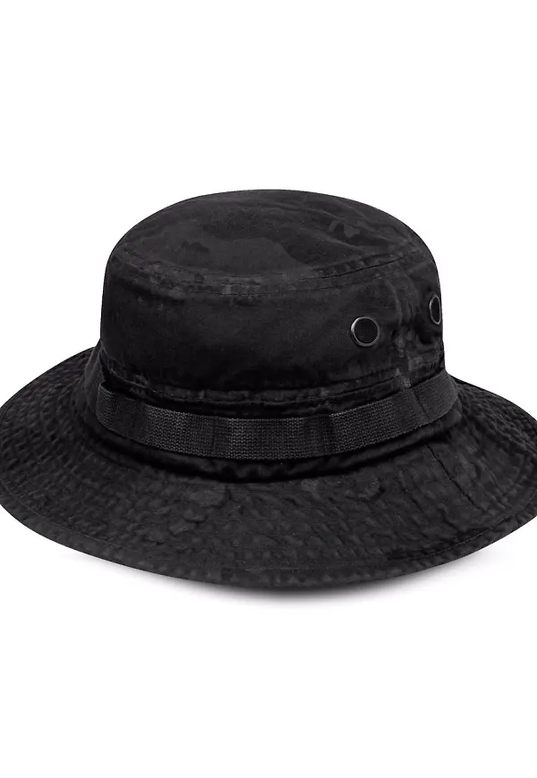Supreme kamouflagemönstrad hatt - Svart