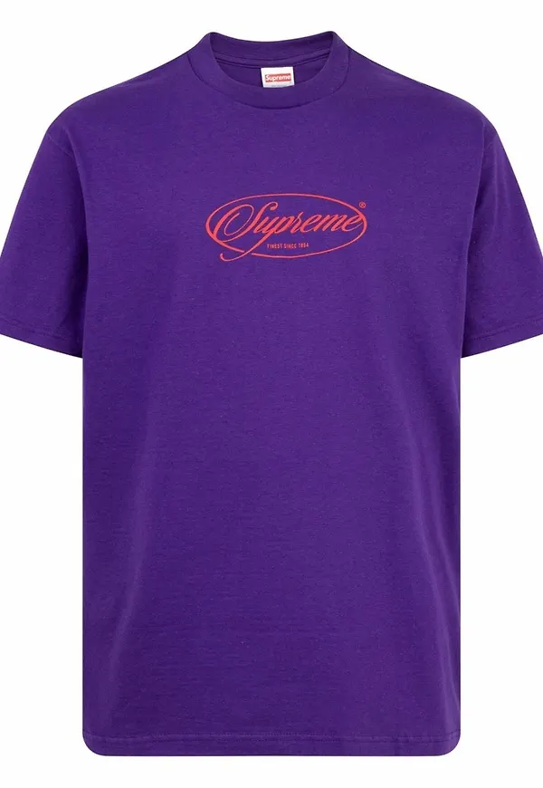 Supreme klassisk kortärmad t-shirt - Lila