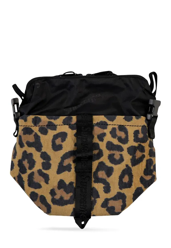 Supreme leopardmönstrad pouch - Brun