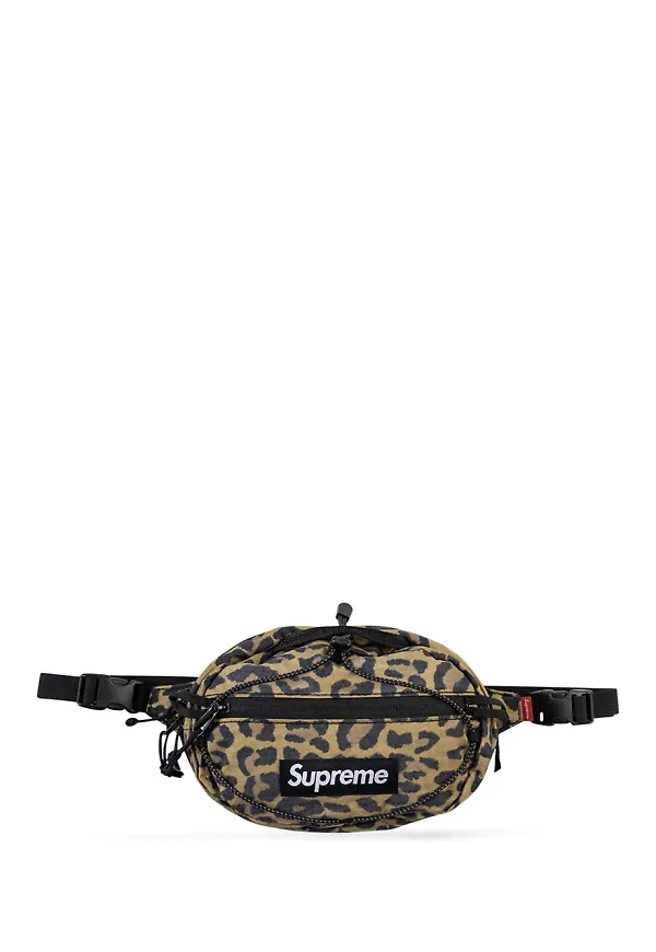 Supreme leopardmönstrat midjeväska - Brun