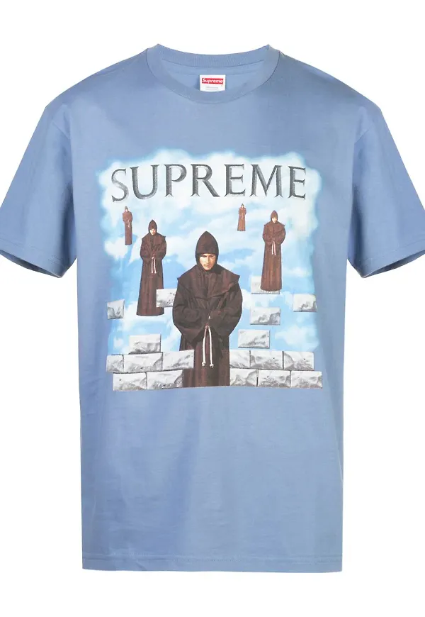 Supreme Levitation mönstrad t-shirt - Blå