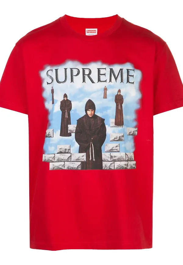 Supreme Levitation mönstrad t-shirt - Röd