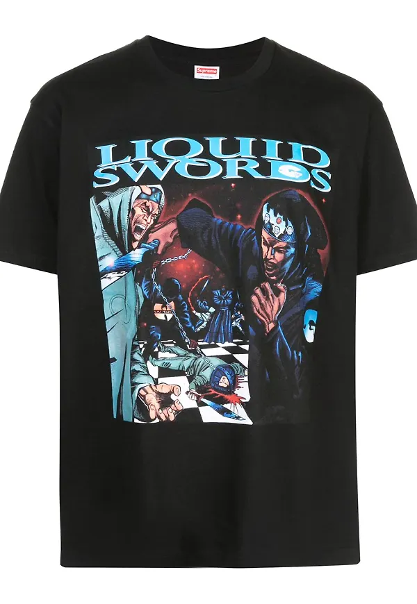 Supreme Liquid Swords t-shirt - Svart