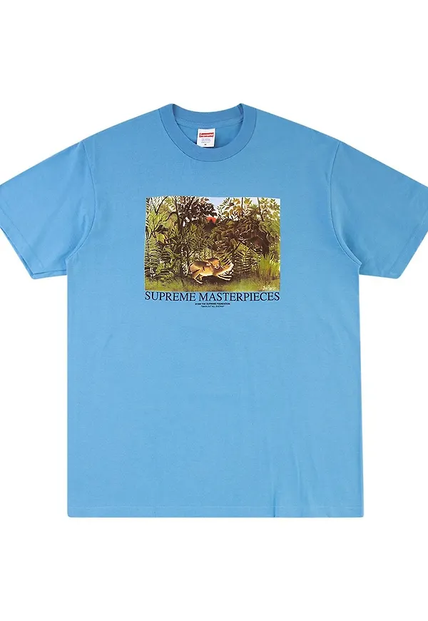 Supreme Masterpieces t-shirt - Blå