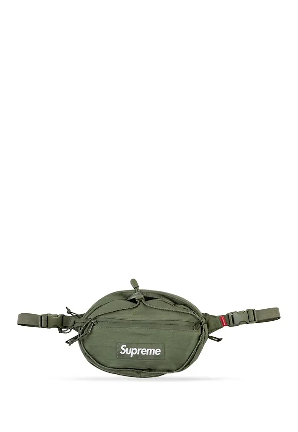 Supreme midjeväska med logotyp - Grön