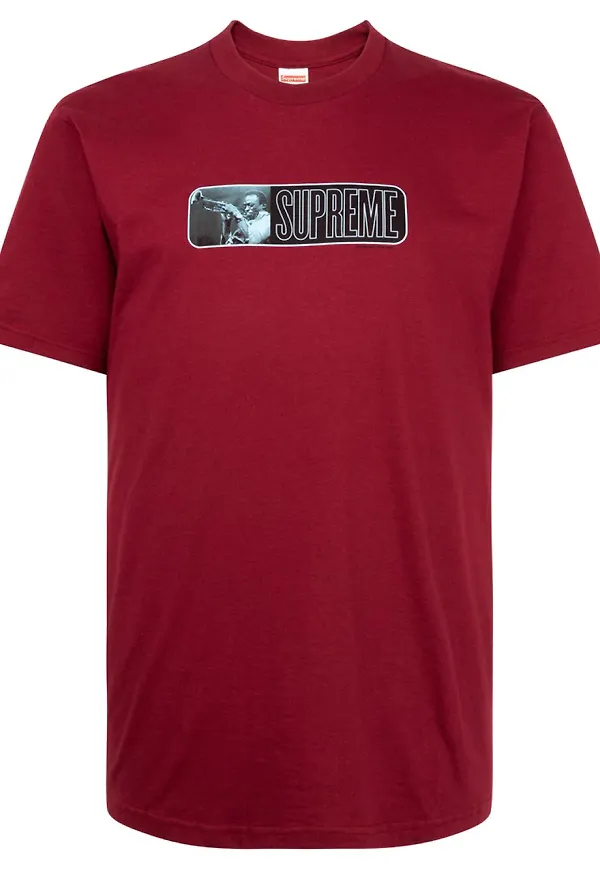 Supreme Miles Davis SS 21 t-shirt - Röd