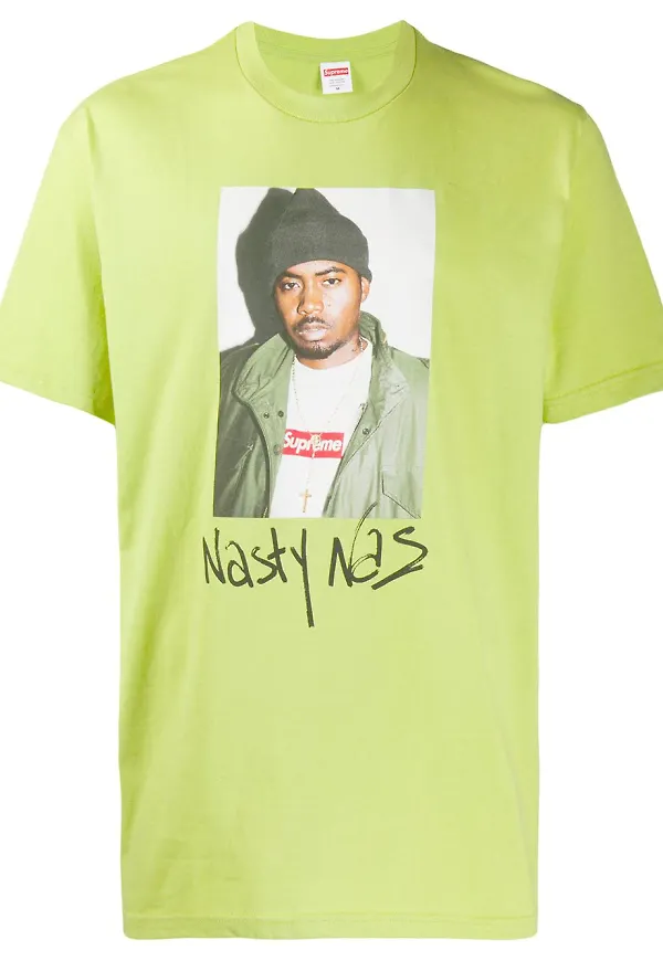 Supreme Nasty Nas t-shirt - Grön