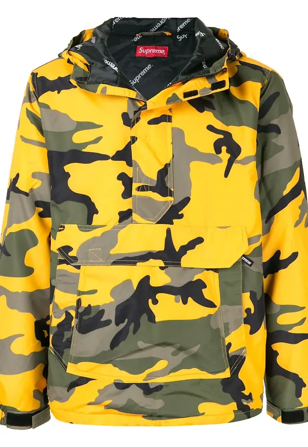Supreme pullover med halv dragkedja - Flerfärgad